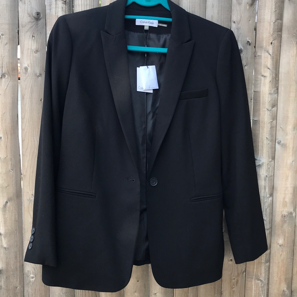 Black Calvin Klein blazer new
